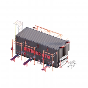 china outdoor container gyms equipment