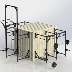 china army container fitness box equipment