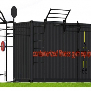 Outdoor Gym Container Mobile Fitness Box 20FT Container Fitness Gym Equipments