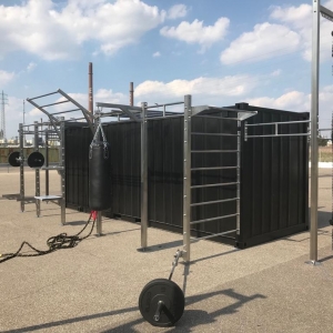 20ft mobile container fitness workout solution