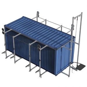 china 20ft gymbox fitness container training system
