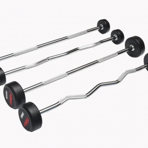 china rubber coated barbell fitness machine