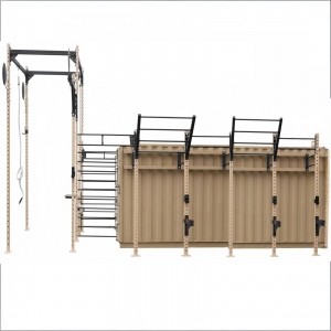 china outdoor container gyms training equipment mobile fitness box 