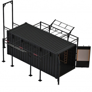 china military container fitness equipment crossfit rack rigs 